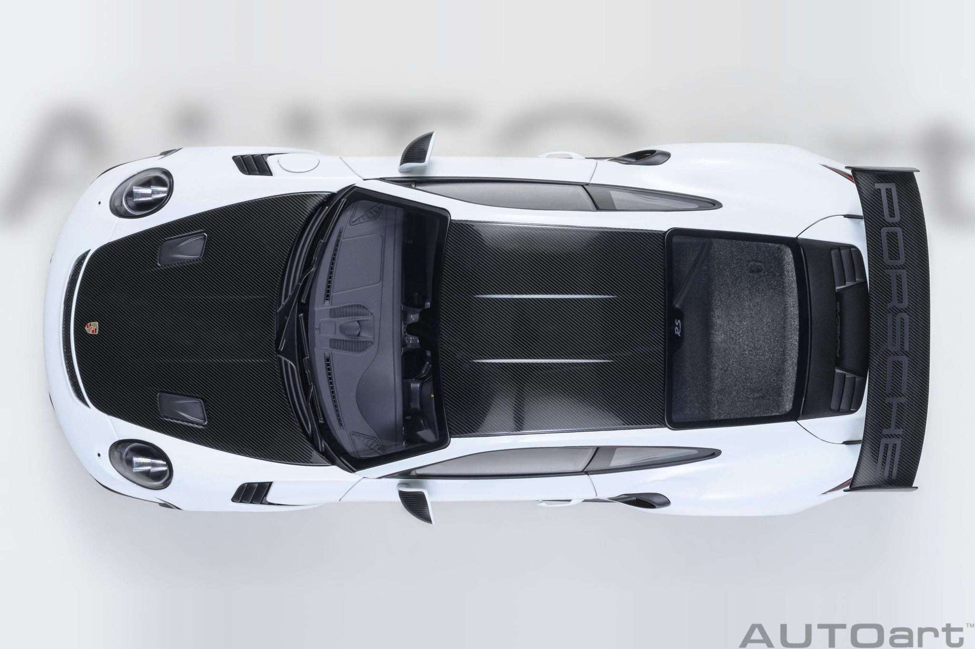AUTOart Porsche 911 991.2 GT3 RS w/ Weissach Pkg White 1:18 Cartsfy Inc.