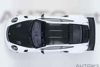 AUTOart Porsche 911 991.2 GT3 RS w/ Weissach Pkg White 1:18 Cartsfy Inc.