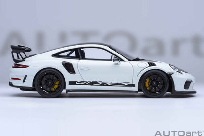 AUTOart Porsche 911 991.2 GT3 RS w/ Weissach Pkg White 1:18 Cartsfy Inc.