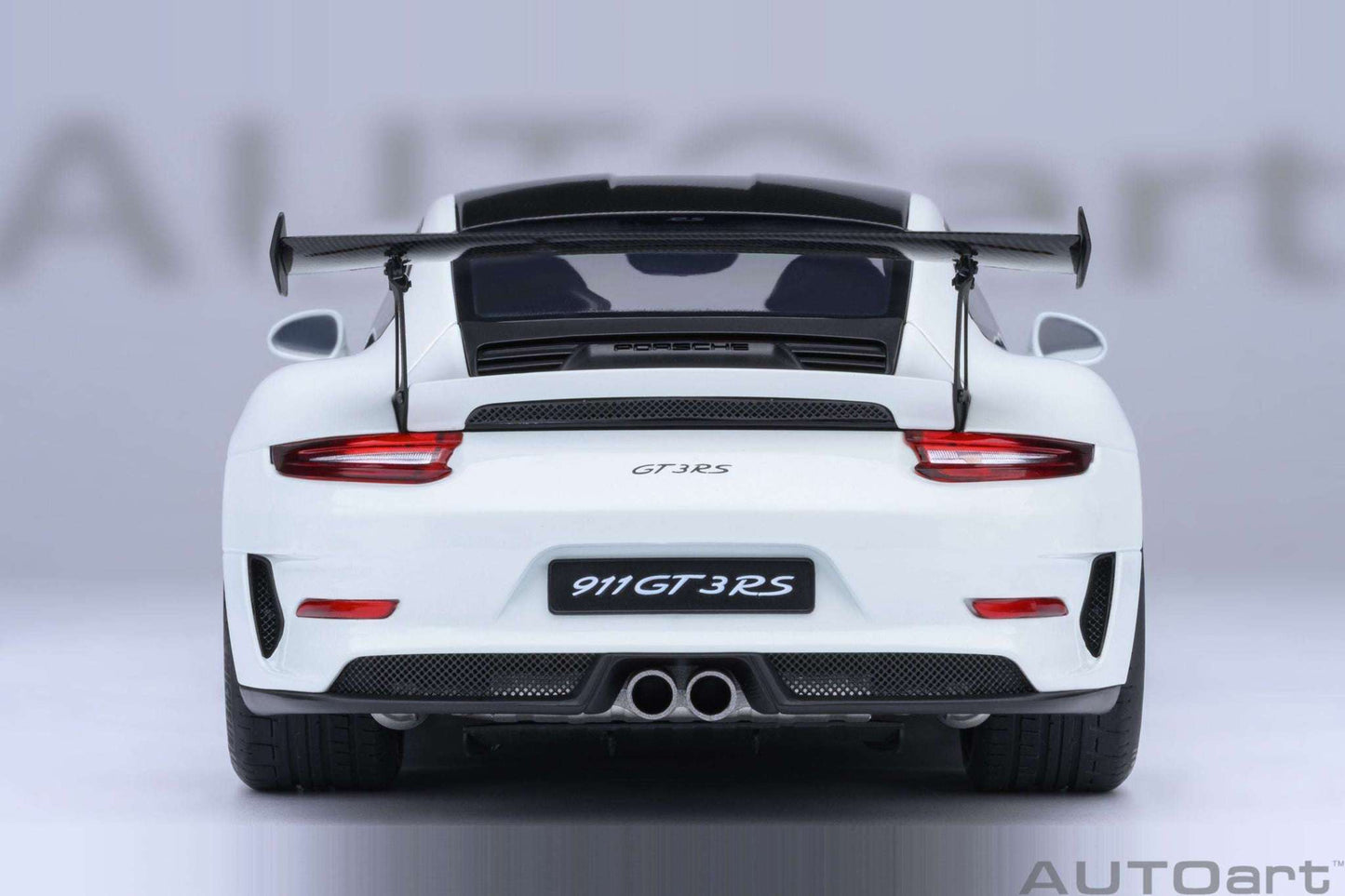 AUTOart Porsche 911 991.2 GT3 RS w/ Weissach Pkg White 1:18 Cartsfy Inc.