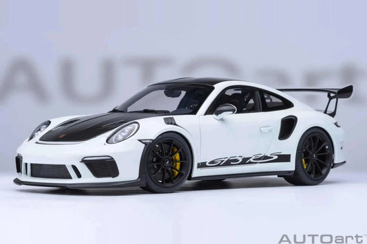 AUTOart Porsche 911 991.2 GT3 RS w/ Weissach Pkg White 1:18 Cartsfy Inc.