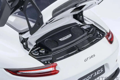 AUTOart Porsche 911 991.2 GT3 RS w/ Weissach Pkg White 1:18 Cartsfy Inc.