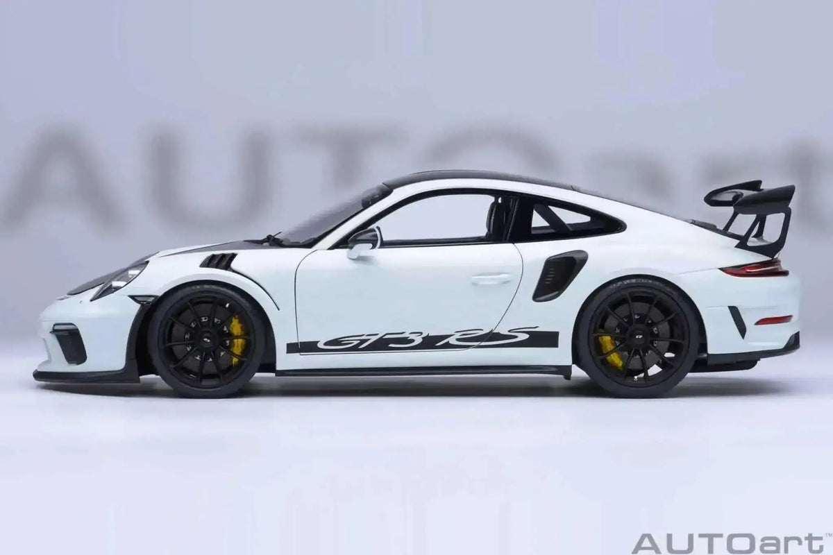 AUTOart Porsche 911 991.2 GT3 RS w/ Weissach Pkg White 1:18 Cartsfy Inc.