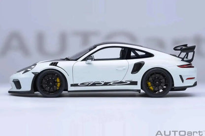 AUTOart Porsche 911 991.2 GT3 RS w/ Weissach Pkg White 1:18 Cartsfy Inc.