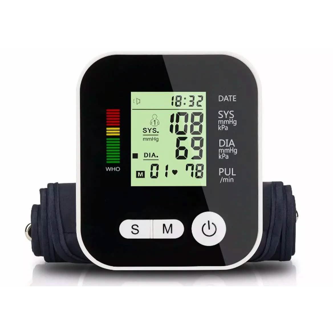 Automatic Digital Upper Arm Blood Pressure Cuff Monitor Sphygmomanometer Cartsfy Inc.