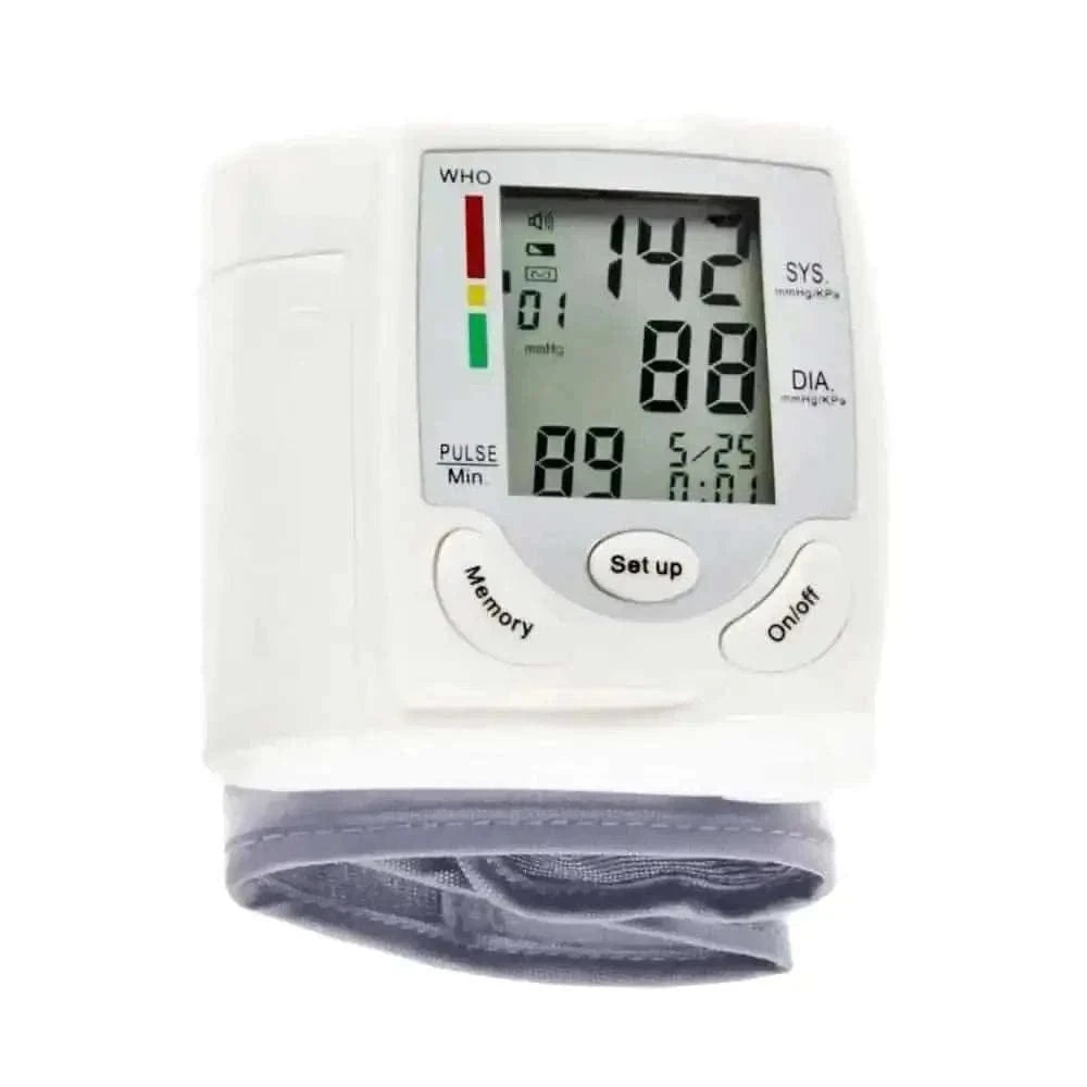 Automatic Digital Wrist Cuff Blood Pressure Monitor Cartsfy Inc.