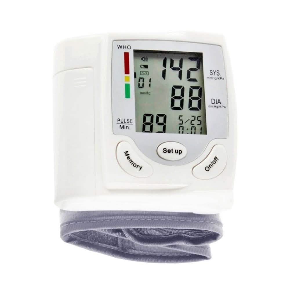 Automatic Digital Wrist Cuff Blood Pressure Monitor Cartsfy Inc.