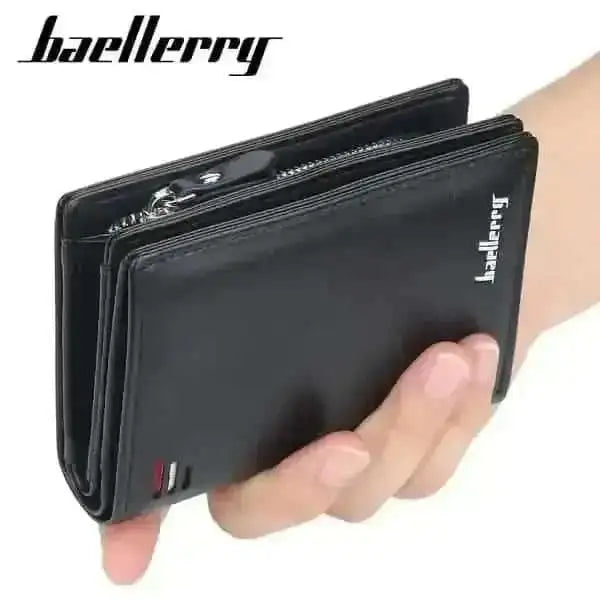 Baellerry Men's Zipper Short Fashion Wallet Cartsfy Inc.
