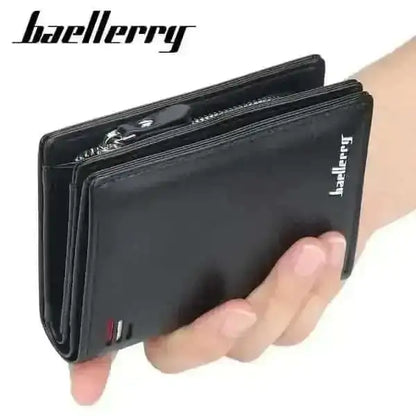 Baellerry Men's Zipper Short Fashion Wallet Cartsfy Inc.