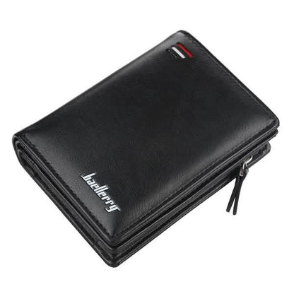 Baellerry Men's Zipper Short Fashion Wallet - Cartsfy Inc.