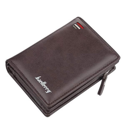Baellerry Men's Zipper Short Fashion Wallet - Cartsfy Inc.