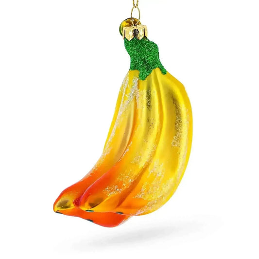 Bananas Glass Christmas Ornament Cartsfy Inc.