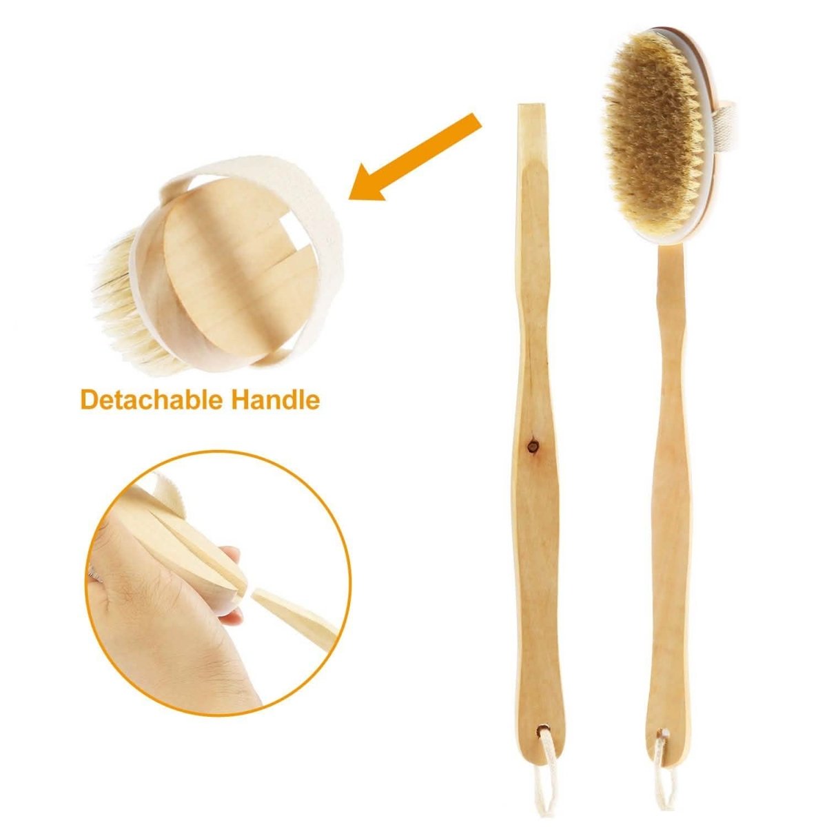 Bath Brush 15" Shower Body Back Scrubber - Cartsfy Inc.