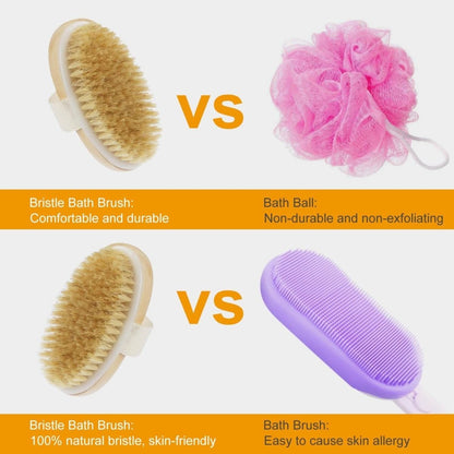 Bath Brush 15" Shower Body Back Scrubber - Cartsfy Inc.