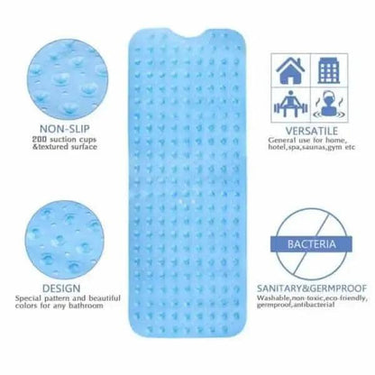 Bathroom Non-slip Bath Mat DailySale Blue Gray Green Blue-Gray-Green-Clear-