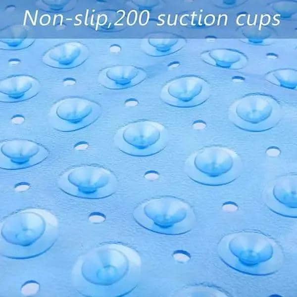 Bathroom Non-slip Bath Mat DailySale Blue Gray Green Blue-Gray-Green-Clear-