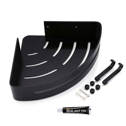 Bathroom Shelf Space Aluminum Wall Mount Triangle Shower Corner Storage Rack Cartsfy Inc.