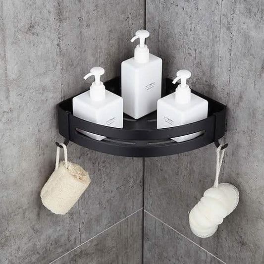 Bathroom Shelf Space Aluminum Wall Mount Triangle Shower Corner Storage Rack Cartsfy Inc.