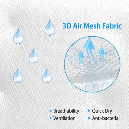 Bathtub Pillow Suction Cup Bath Pillow Air Mesh DailySale Default Title Default Title-