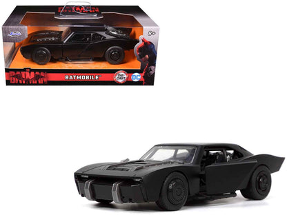 Batmobile Black "The Batman" (2022) Movie "Hollywood Rides" Series 1/32 Diecast Model Car by Jada Cartsfy Inc.