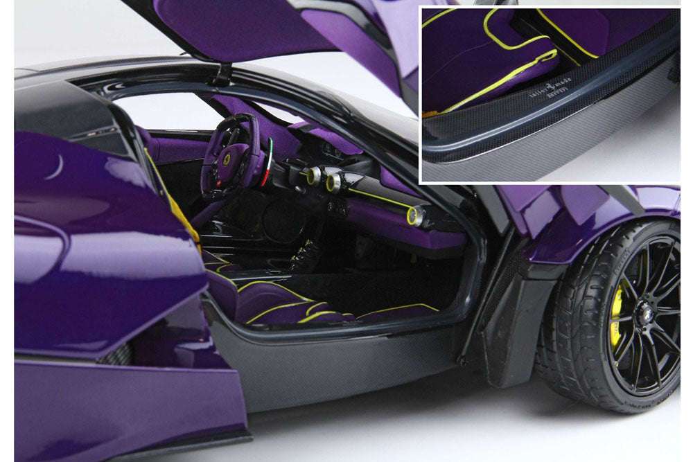 BBR 2012 Ferrari LaFerrari Purple Dubai Viola Vio 1:18 STM Diecast Default Title Default Title-