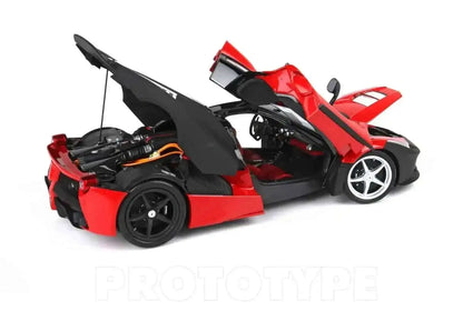 BBR 2012 Ferrari LaFerrari Test Car Rosso Corsa (Ferrari Red) w/ Matte Black 1:18 Cartsfy Inc.