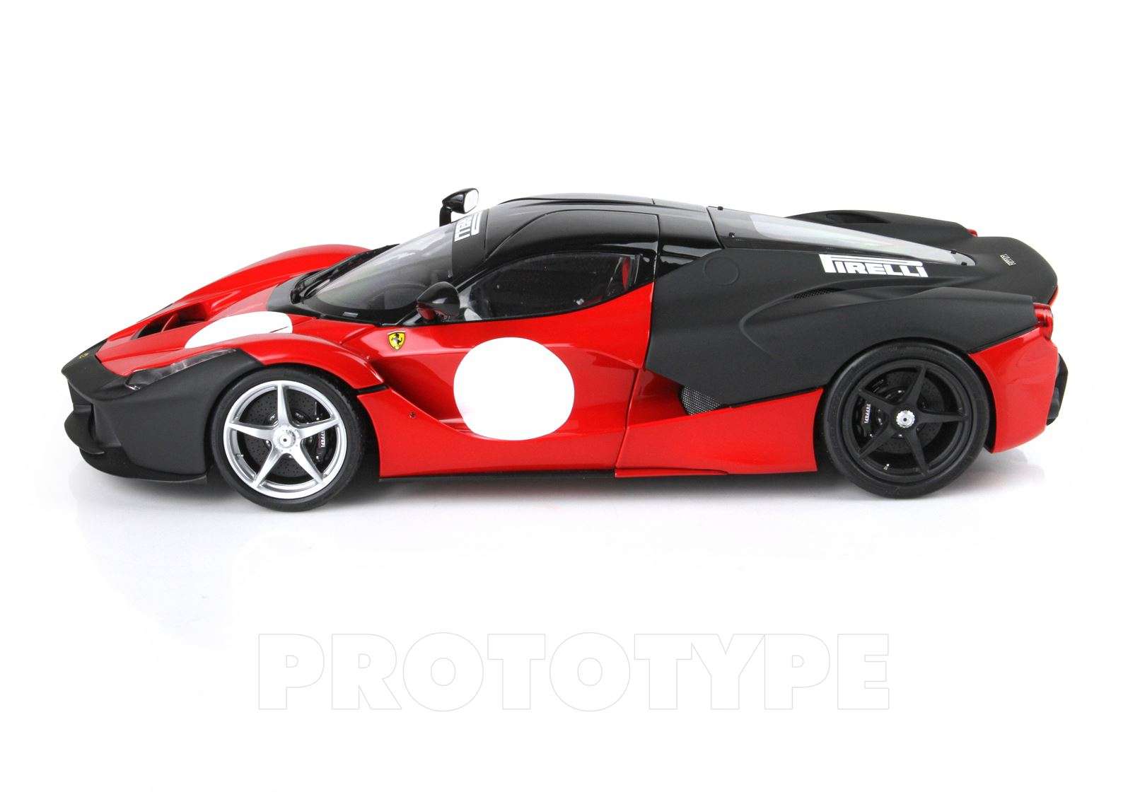 BBR 2012 Ferrari LaFerrari Test Car Rosso Corsa (Ferrari Red) w/ Matte Black 1:18 Cartsfy Inc.