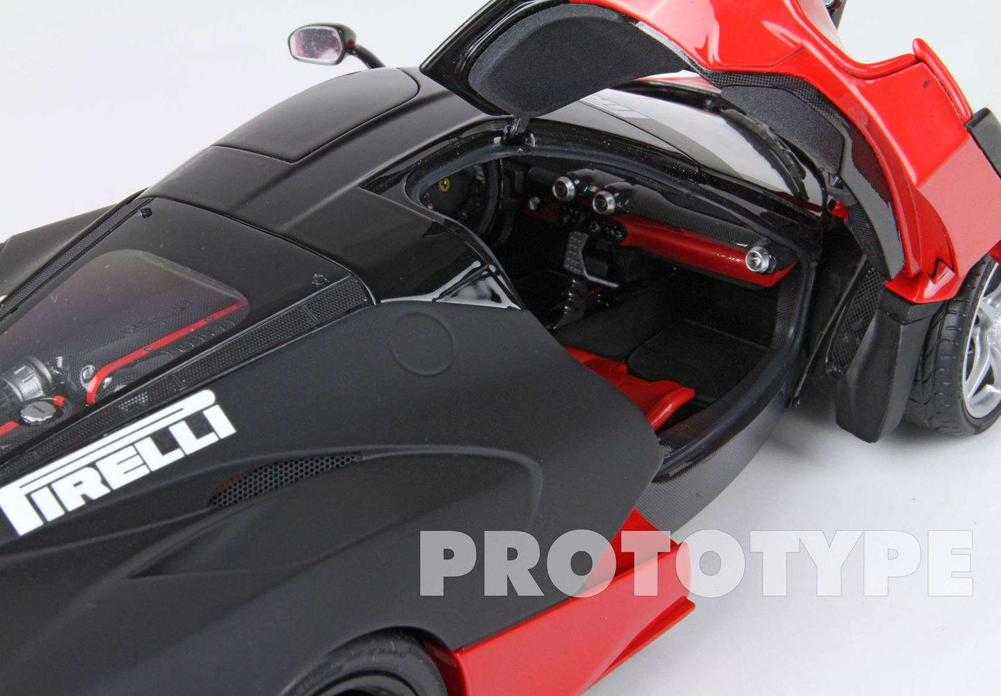 BBR 2012 Ferrari LaFerrari Test Car Rosso Corsa (Ferrari Red) w/ Matte Black 1:18 Cartsfy Inc.