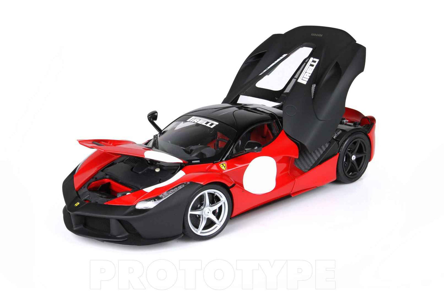 BBR 2012 Ferrari LaFerrari Test Car Rosso Corsa (Ferrari Red) w/ Matte Black 1:18 Cartsfy Inc.