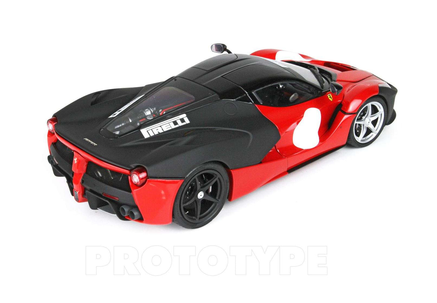 BBR 2012 Ferrari LaFerrari Test Car Rosso Corsa (Ferrari Red) w/ Matte Black 1:18 Cartsfy Inc.