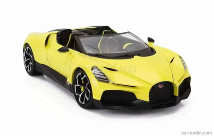 Bburago 2023 Bugatti W16 Mistral Yellow 1:18 Cartsfy Inc.