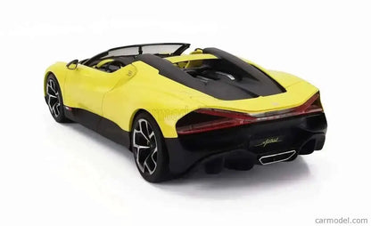 Bburago 2023 Bugatti W16 Mistral Yellow 1:18 Cartsfy Inc.