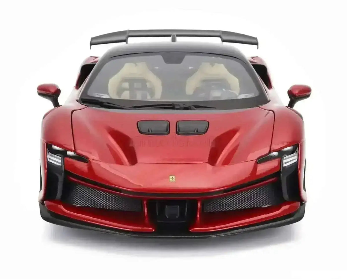 Bburago 2024 Ferrari SF90XX Stradale Rossa Magma Red Metallic 1:18 Cartsfy Inc.