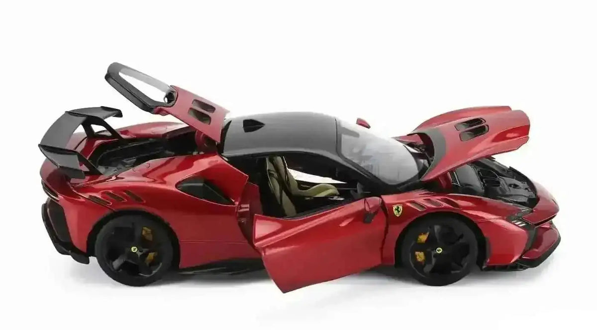 Bburago 2024 Ferrari SF90XX Stradale Rossa Magma Red Metallic 1:18 Cartsfy Inc.