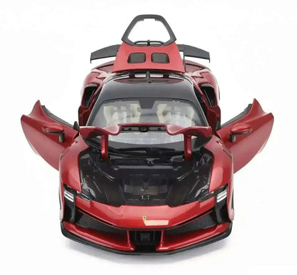 Bburago 2024 Ferrari SF90XX Stradale Rossa Magma Red Metallic 1:18 Cartsfy Inc.