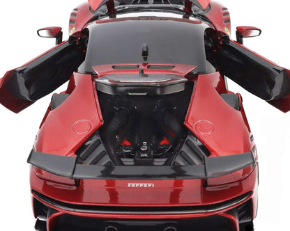 Bburago 2024 Ferrari SF90XX Stradale Rossa Magma Red Metallic 1:18 Cartsfy Inc.