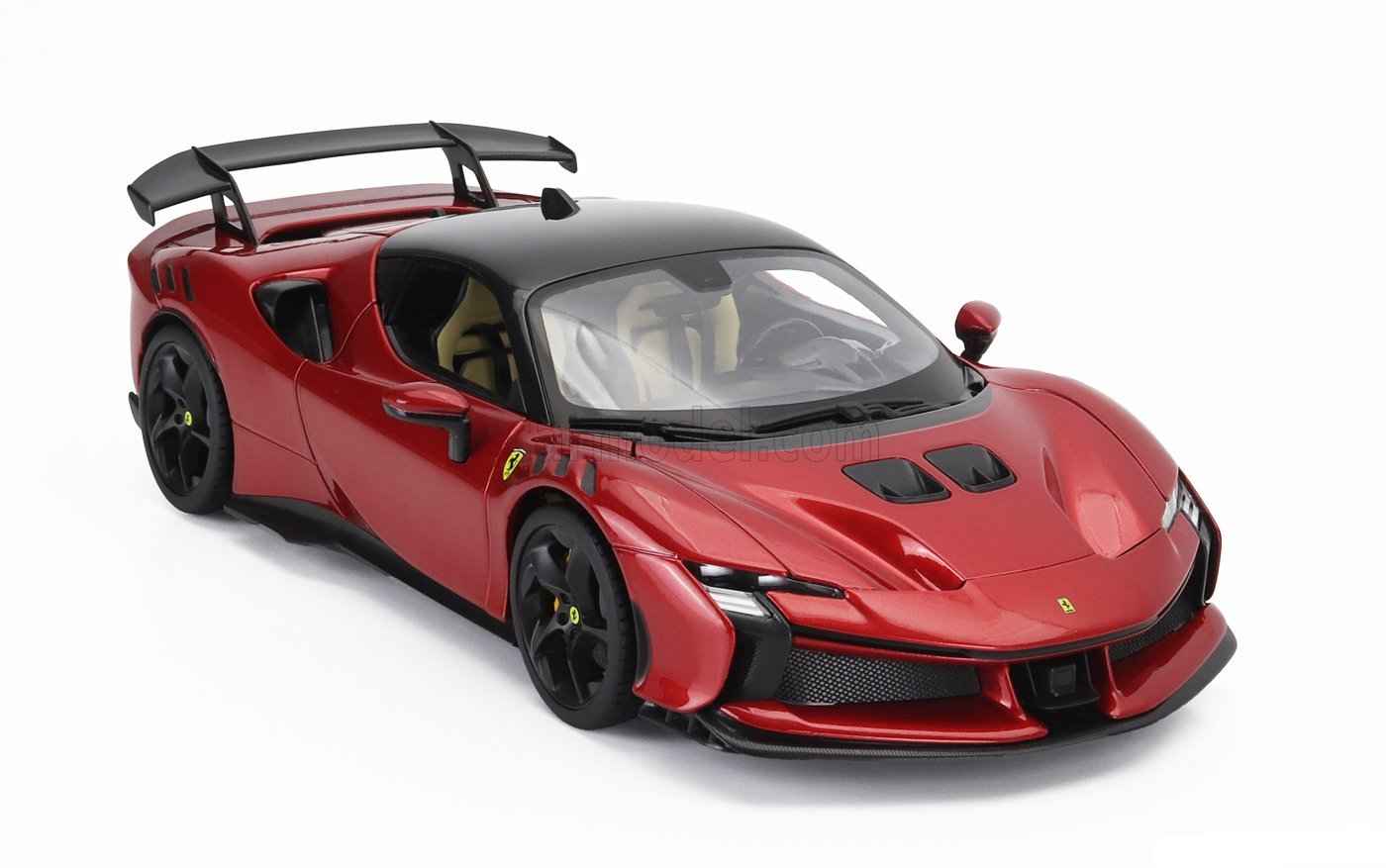 Bburago 2024 Ferrari SF90XX Stradale Rossa Magma Red Metallic 1:18 Cartsfy Inc.