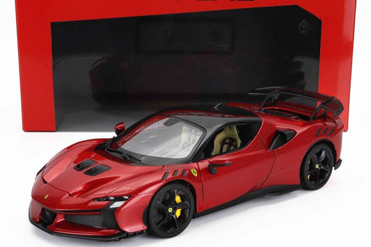 Bburago 2024 Ferrari SF90XX Stradale Rossa Magma Red Metallic 1:18 Cartsfy Inc.