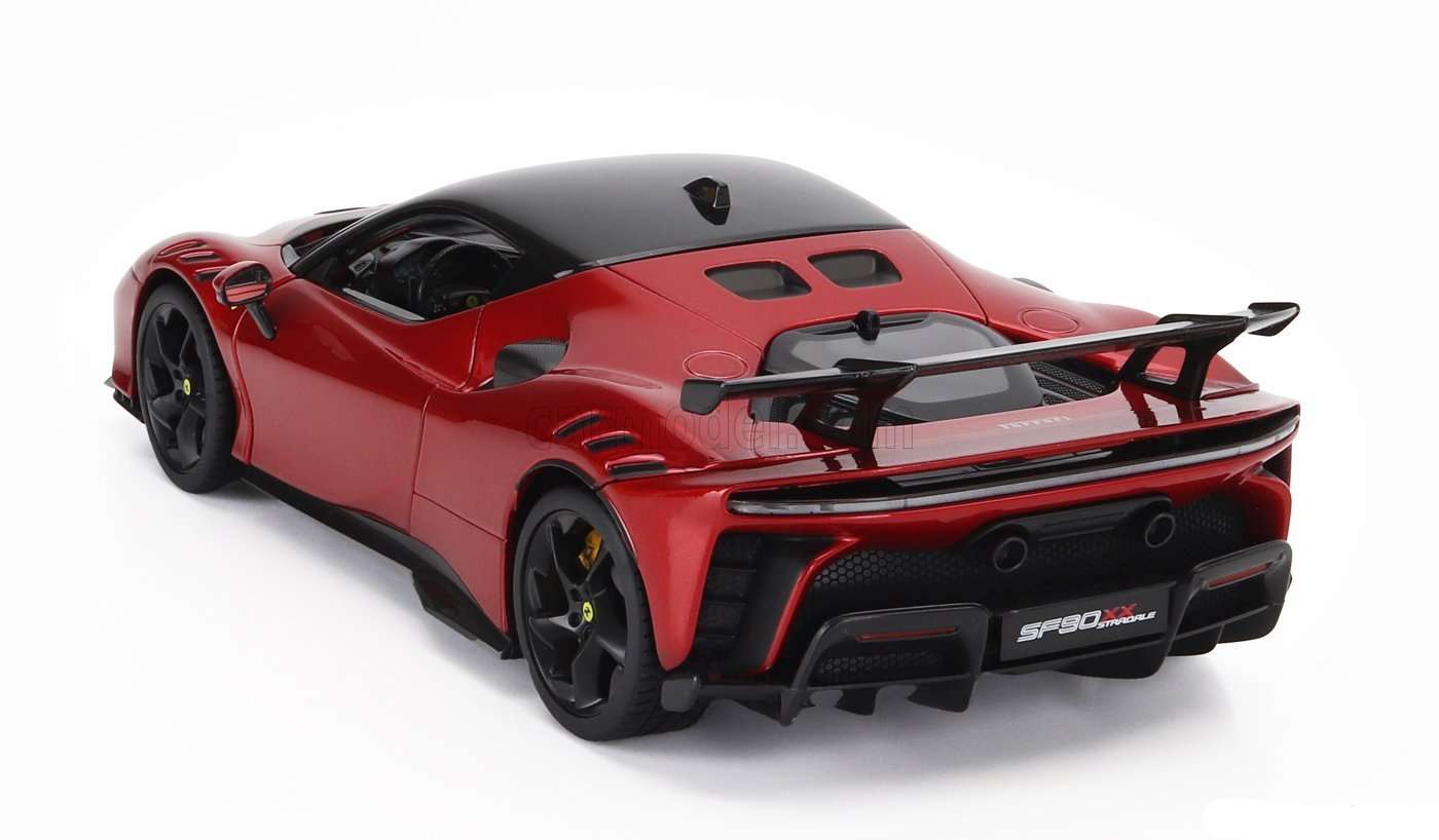 Bburago 2024 Ferrari SF90XX Stradale Rossa Magma Red Metallic 1:18 Cartsfy Inc.