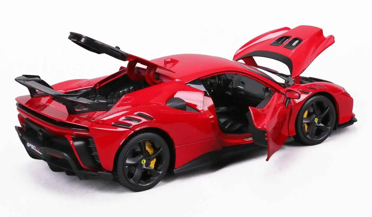 Bburago 2024 Ferrari SF90XX Stradale Rosso Corsa Ferrari Red 1:18 Cartsfy Inc.