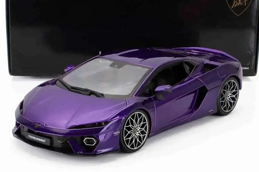 Bburago 2025 Lamborghini Temerario Purple Metallic 1:18 Cartsfy Inc.