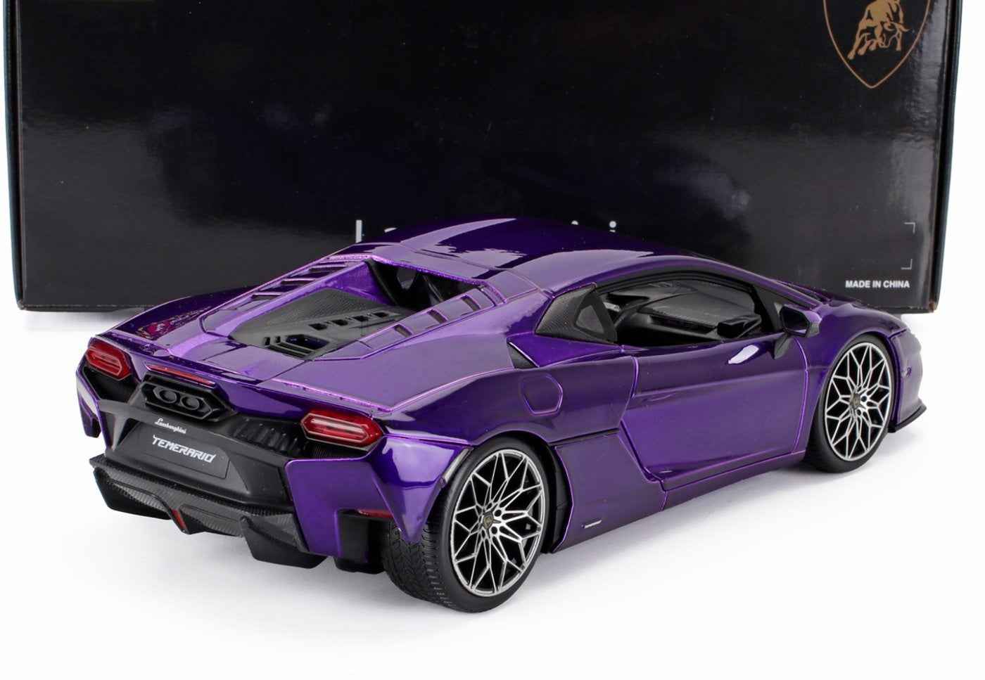 Bburago 2025 Lamborghini Temerario Purple Metallic 1:18 Cartsfy Inc.
