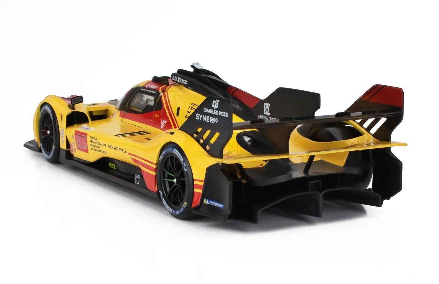 Bburago Ferrari 499P 3.0L Turbo V6 #3 Team Ferrari AF Corse Winner 2024 24hr Le Mans - Yellow 1:18 Cartsfy Inc.