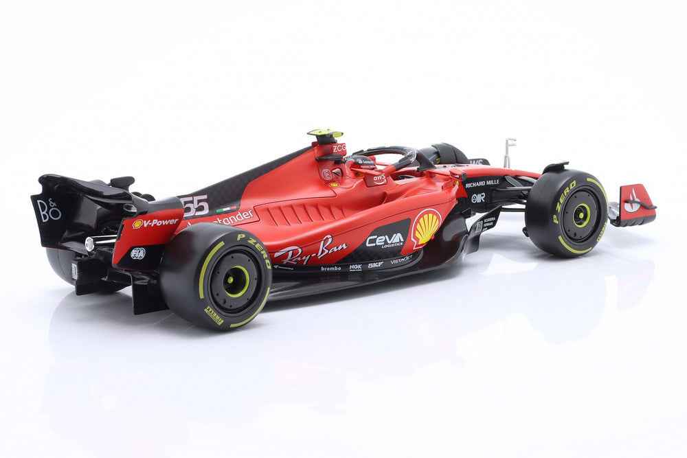 Bburago Ferrari F1 SF-23 Team Scuderia Ferrari HP #55 World Champion 2023 (Sainz) 1:18 Cartsfy Inc.