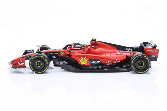 Bburago Ferrari F1 SF-23 Team Scuderia Ferrari HP #55 World Champion 2023 (Sainz) 1:18 Cartsfy Inc.