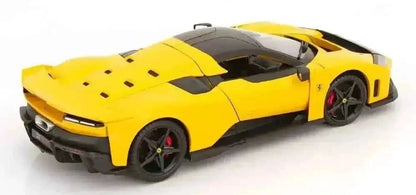 Bburago Race & Play 2024 Ferrari F80 Yellow (Giallo) 1:18 Cartsfy Inc.