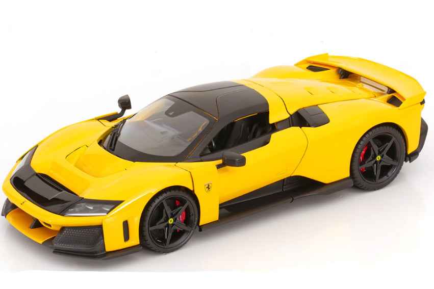 Bburago Race & Play 2024 Ferrari F80 Yellow (Giallo) 1:18 Cartsfy Inc.