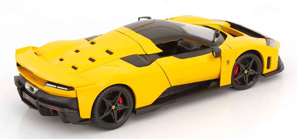 Bburago Race & Play 2024 Ferrari F80 Yellow (Giallo) 1:18 Cartsfy Inc.