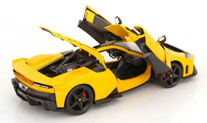Bburago Race & Play 2024 Ferrari F80 Yellow (Giallo) 1:18 Cartsfy Inc.