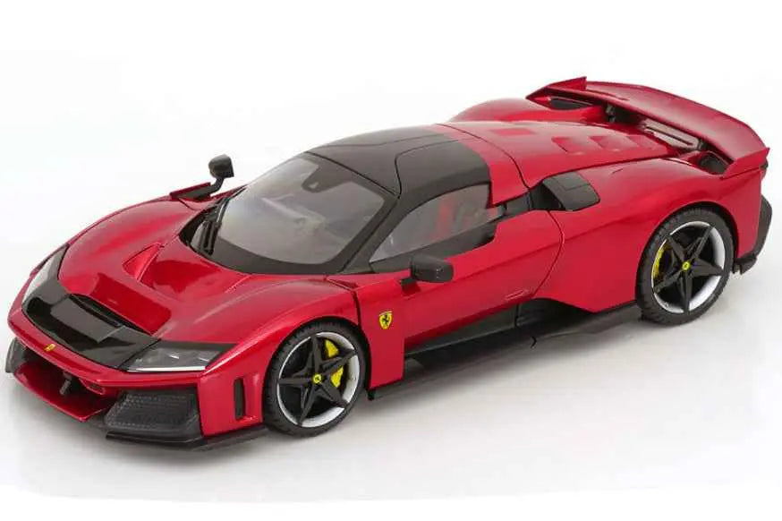 Bburago Signature Series 2024 Ferrari F80 Red Metallic (Rosso Supercar) w/ Silver & Black Wheels 1:18 Cartsfy Inc.